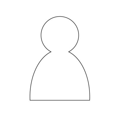 İnsanlar düz simgesi