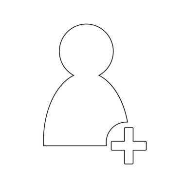 İnsanlar düz simgesi