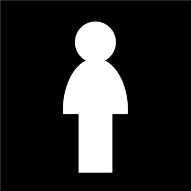 İnsanlar düz simgesi