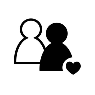 İnsanlar düz simgesi