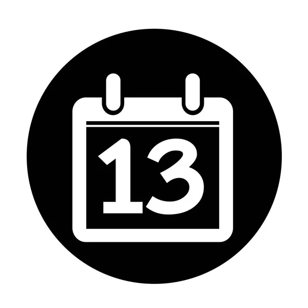 Calendario Icono plano — Archivo Imágenes Vectoriales