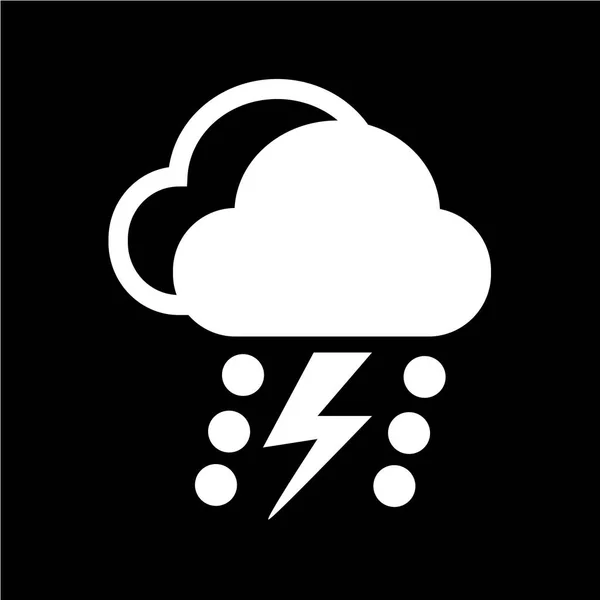 Icona pioggia nuvola — Vettoriale Stock
