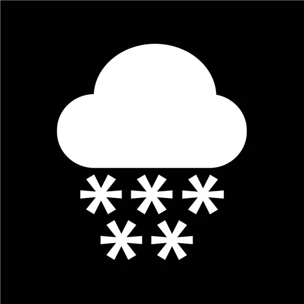 Nube lluvia icono — Vector de stock