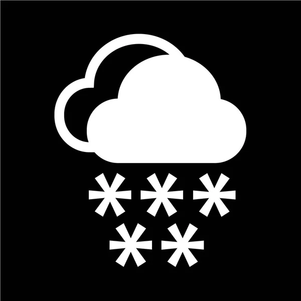 Nube lluvia icono — Vector de stock