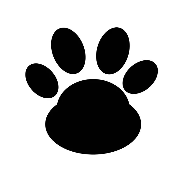 Symbol für tierische Pfote — Stockvektor