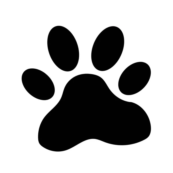 Icona impronta zampa animale — Vettoriale Stock