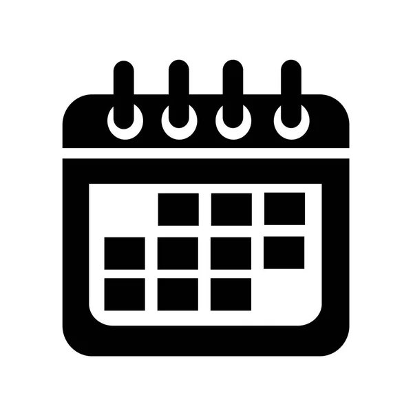 Calendar flat icon — Stock Vector