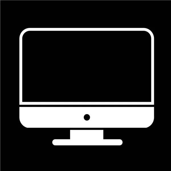 Desktop-Computer-Symbol — Stockvektor