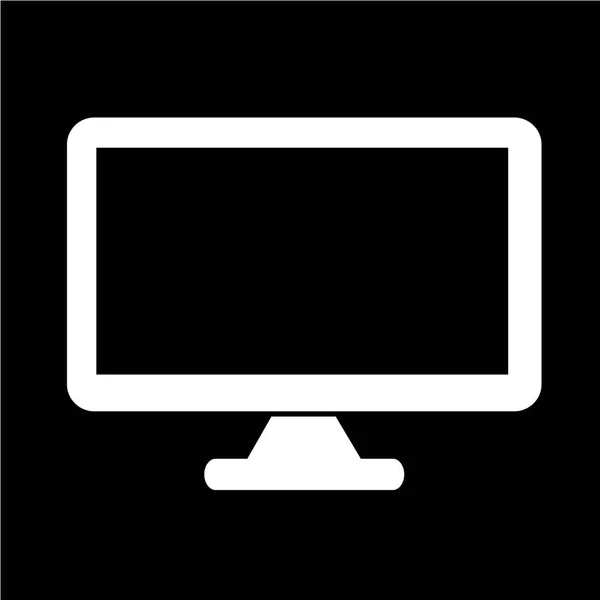 Icône ordinateur de bureau — Image vectorielle