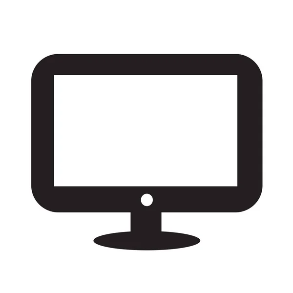 Pictogram desktop computer — Stockvector