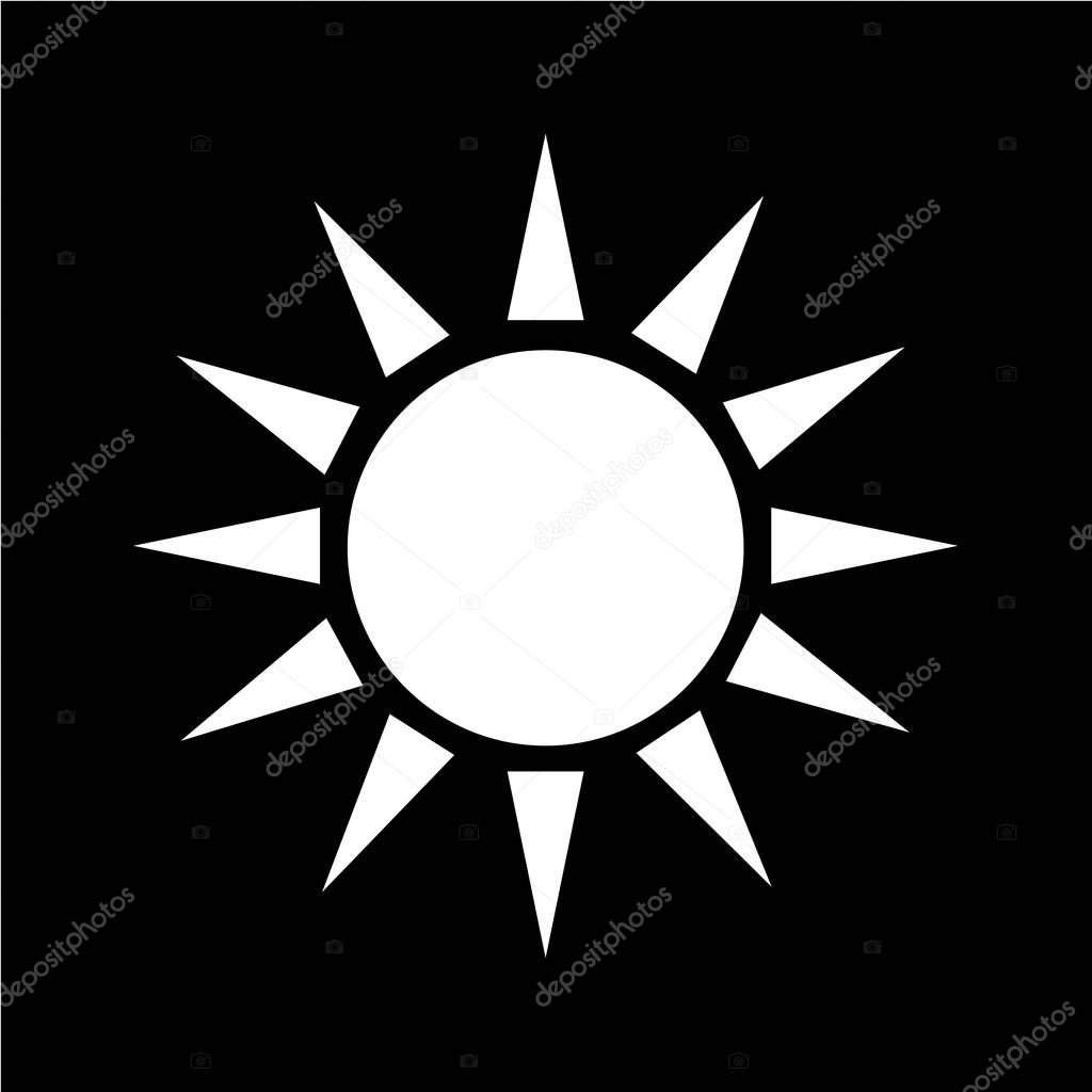 Sun flat icon