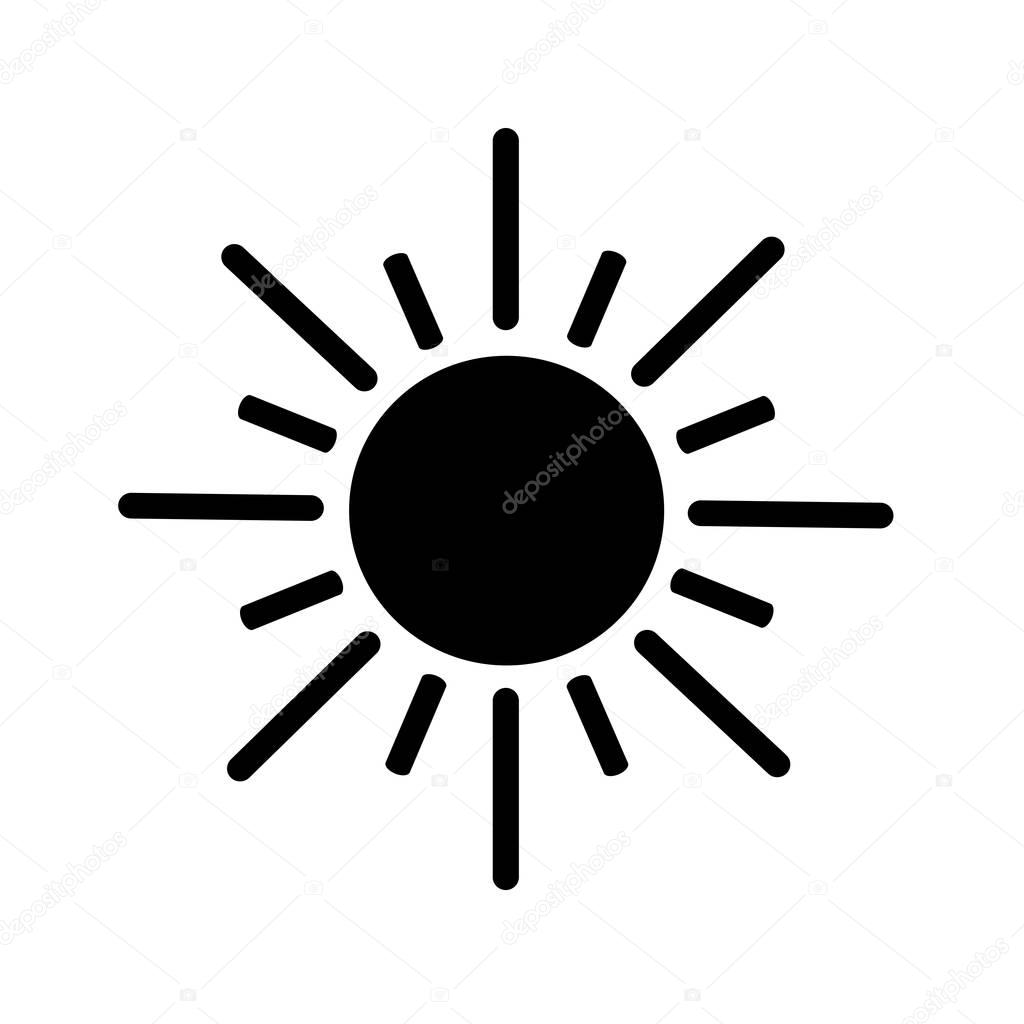 Sun flat icon