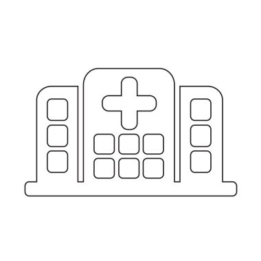 Hastane Binası Simgesi