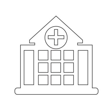 Hastane Binası Simgesi