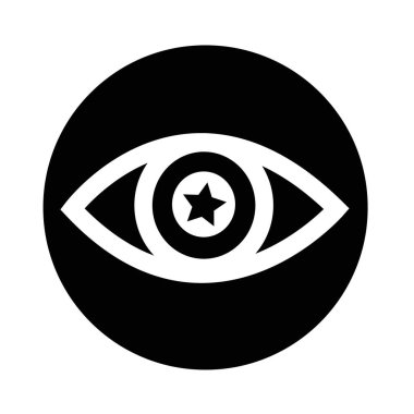 soyut göz simgesini