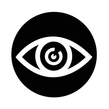 soyut göz simgesini