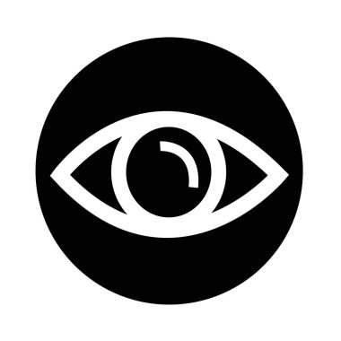 soyut göz simgesini
