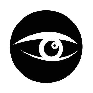 soyut göz simgesini