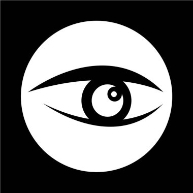soyut göz simgesini
