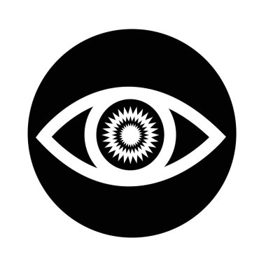soyut göz simgesini