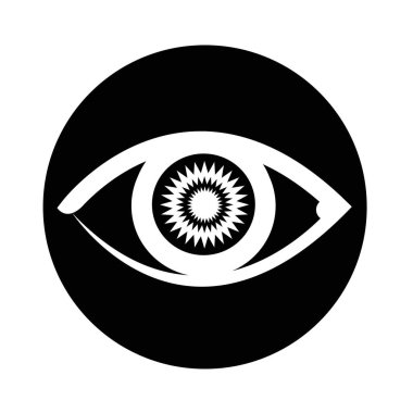 soyut göz simgesini