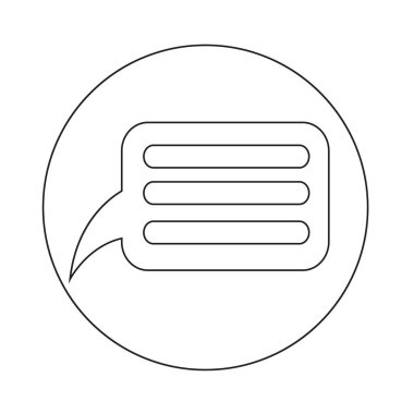 konuşma balonu simgesi