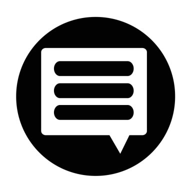 konuşma balonu simgesi