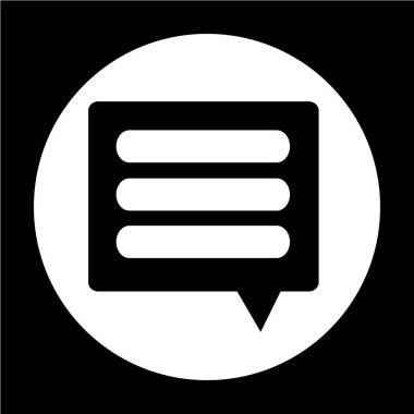 konuşma balonu simgesi