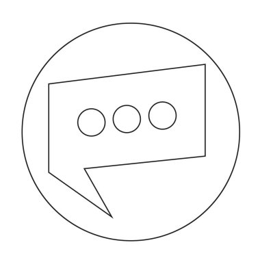 konuşma balonu simgesi