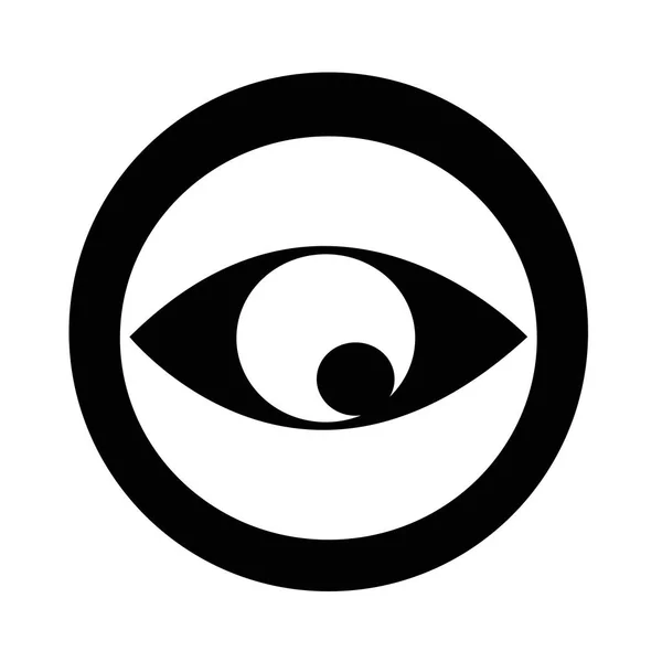 Icono del ojo abstracto — Archivo Imágenes Vectoriales