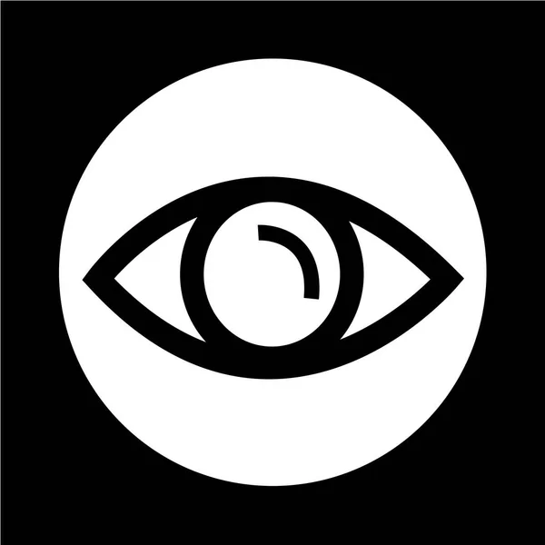 Значок ока анотація — стоковий вектор