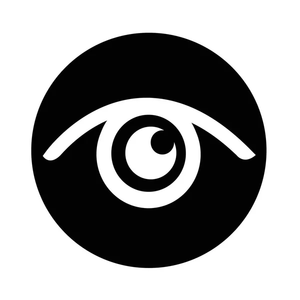 Abstracte oogpictogram — Stockvector