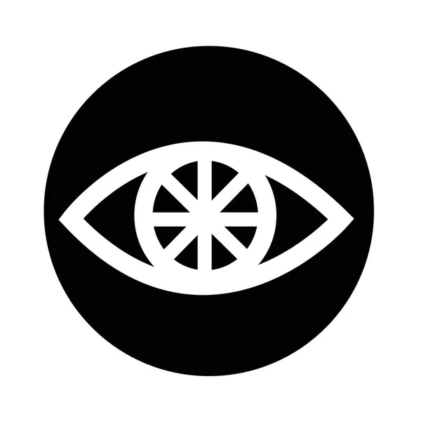 Ícone de olho abstrato — Vetor de Stock