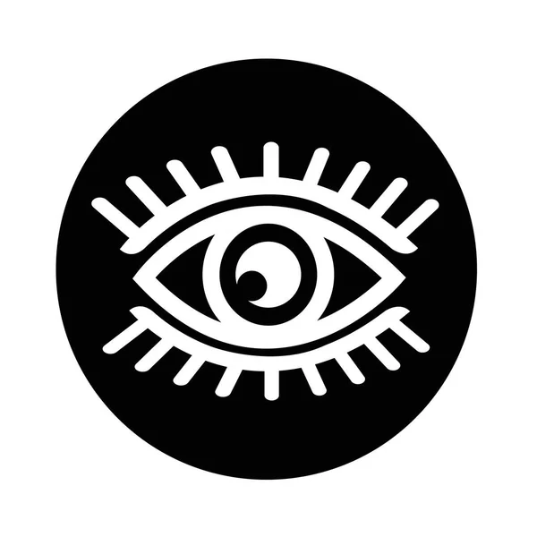 Icono del ojo abstracto — Vector de stock