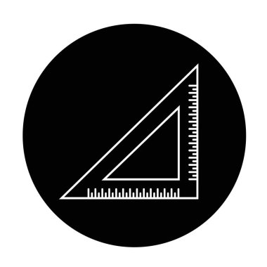 üçgen cetvel simgesi