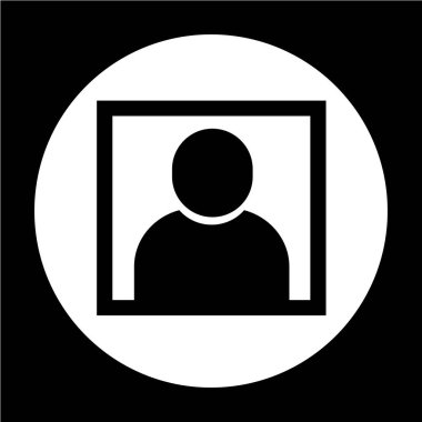 Kullanıcı düz simgesi