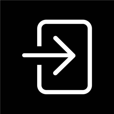 Oturum açma işareti simgesi