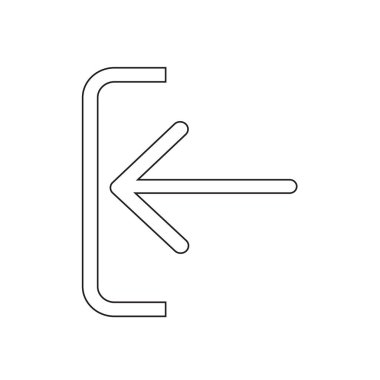 Oturum açma işareti simgesi