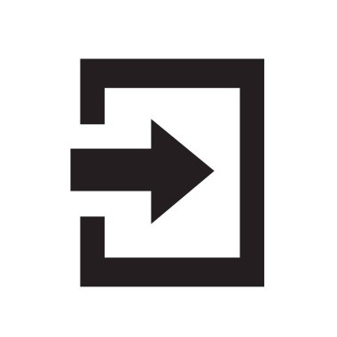 Oturum açma işareti simgesi