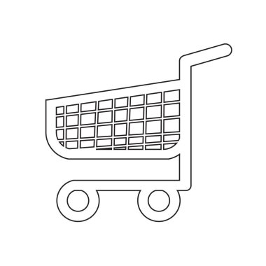 Alışveriş arabası ikonu 