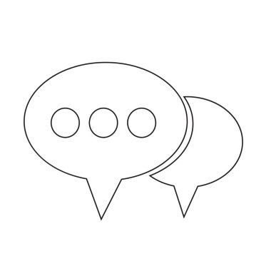 konuşma balonu simgesi 