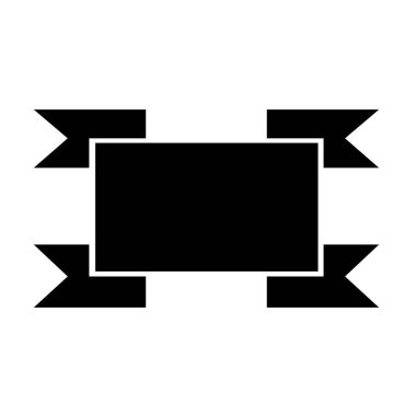 Kurdele düz simgesi