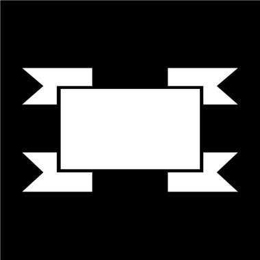 Kurdele düz simgesi