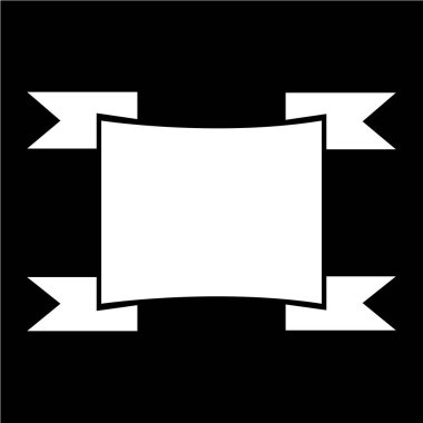 Kurdele düz simgesi