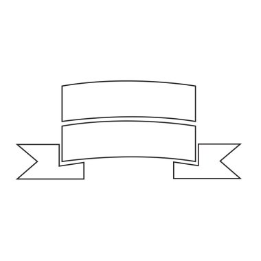 Kurdele düz simgesi