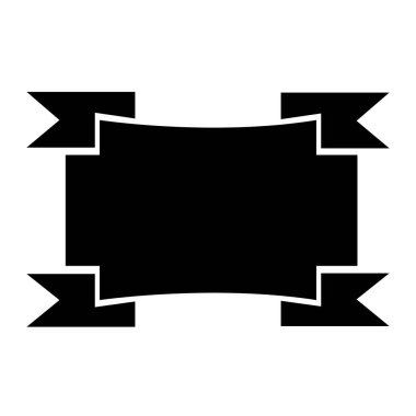 Kurdele düz simgesi