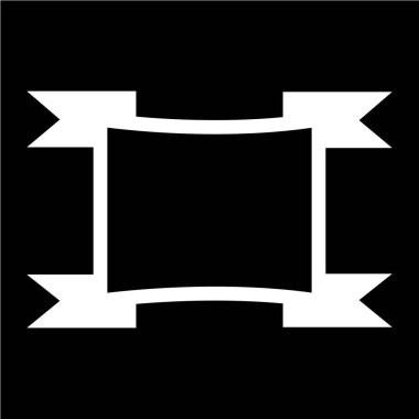 Kurdele düz simgesi