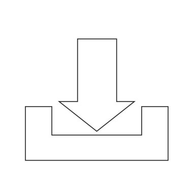 Download düz simgesi 