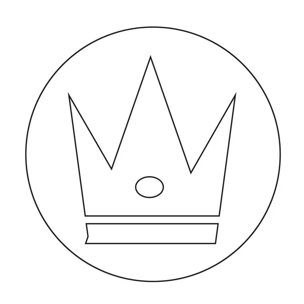 皇冠平面图标 — 图库矢量图片