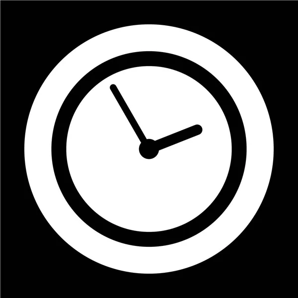 Плоская икона времени — стоковый вектор